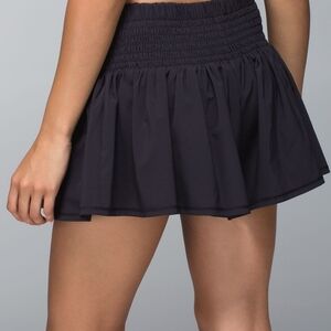 lululemon athletica Black Hot Hitter Skort